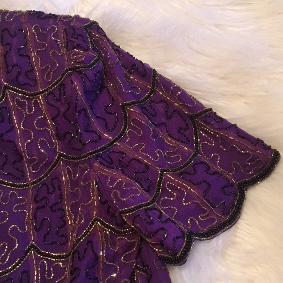 Scalia beautifully beaded top - Picture 3 of 8